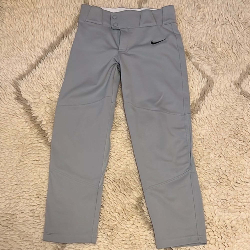 Nike Kids Gray Baseball Pants